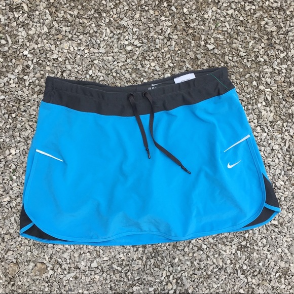 Nike Pants - Blue and Grey Nike Sport Tennis Skirt